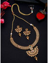 YouBella Jewellery Celebrity Inspired Gold Plated Necklace Jewellery Set for Girls and Women